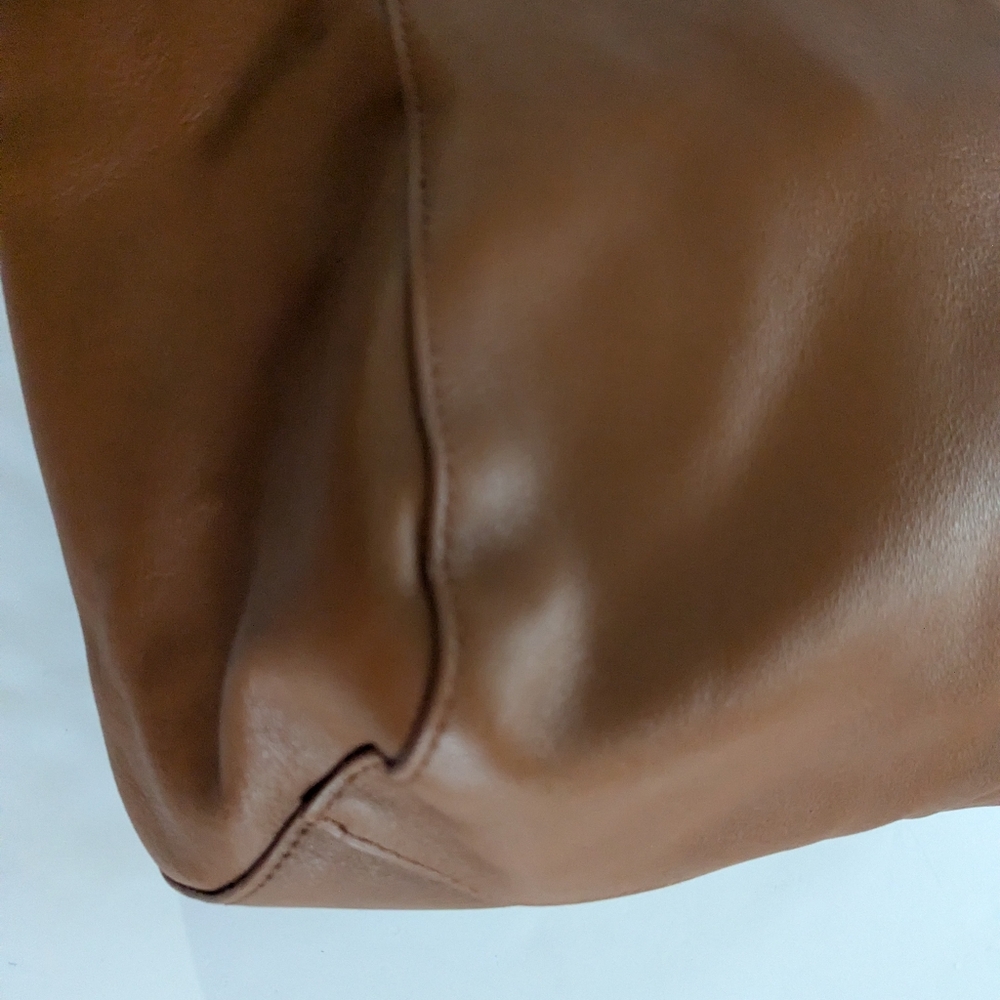 J. Crew Leather Carry All Tote Bag - Picture 7 of 14